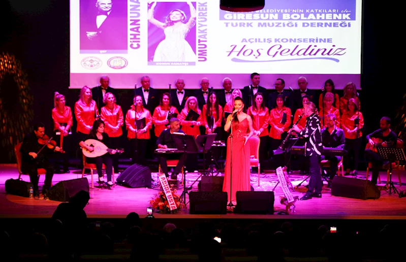 Giresun Bolahenk Türk Müziği Derneği konserle açıldı