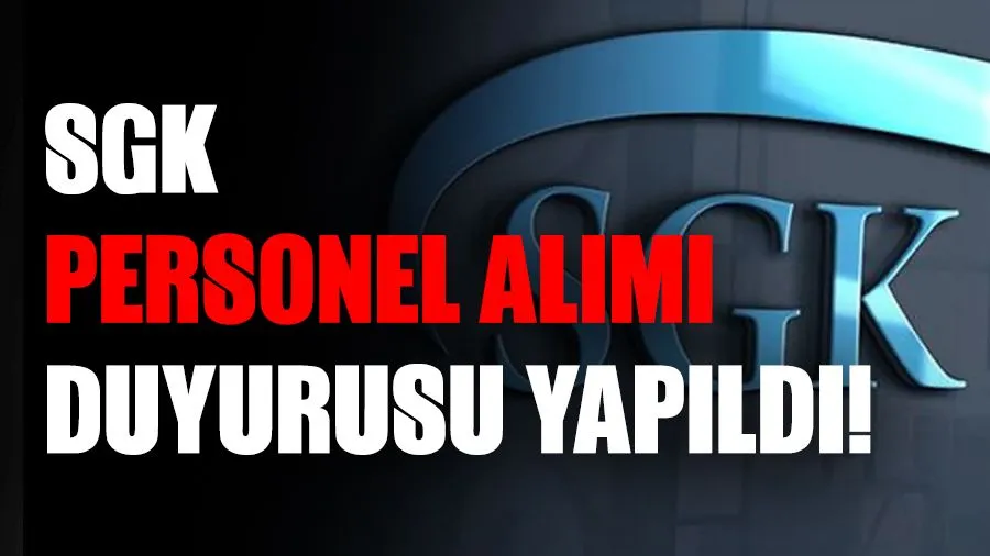 Aniden Açıklandı! SGK Personel Alımı Sonuçları Duyurusunu Yaptı!