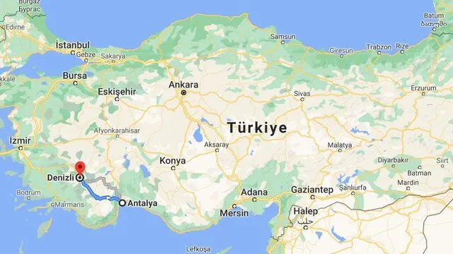  Uçakla, otobüsle ve arabayla Antalya Denizli arası kaç saat?