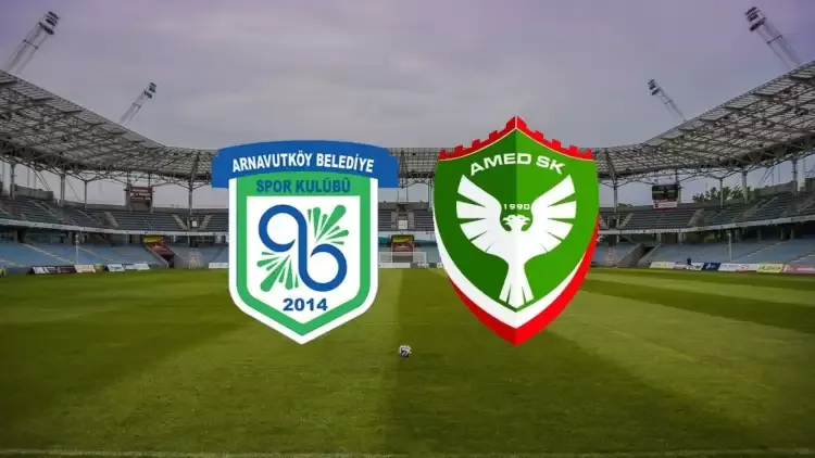 Arnavutköy Belediyespor Amedspor maçı canlı nereden izlenir? Arnavutköy Belediyespor Amedspor maçı canlı izleme linki