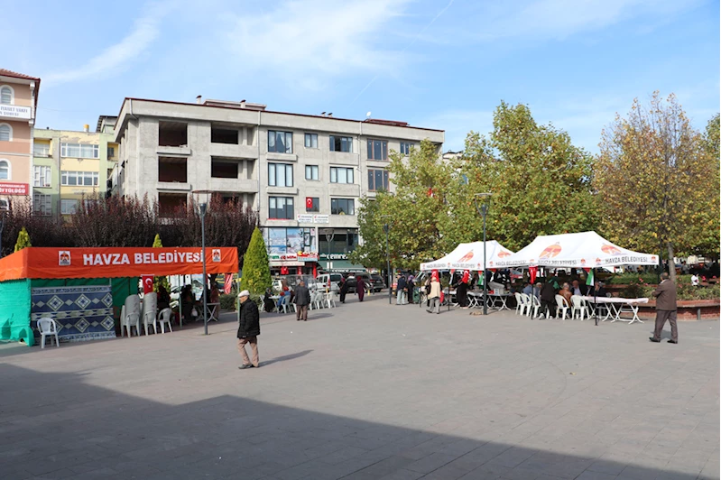 Havzalı kadınlar Filistin yararına kermes düzenledi