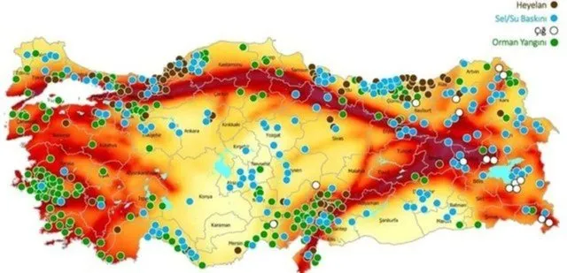Kuzey Anadolu fay hattı nereden geçiyor?