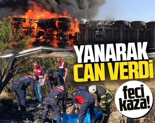 Feci kaza! Yanarak can verdi...