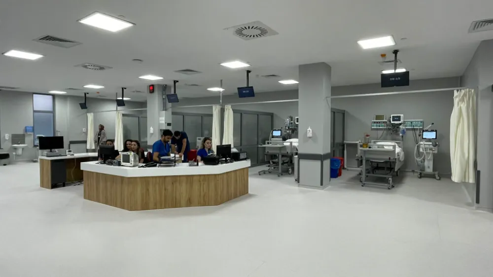 Rize’de 12 yataklı bir erişkin yoğun bakım servisi daha hizmete girdi