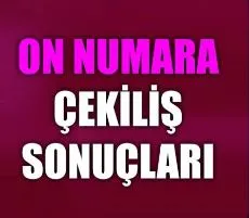 10 Kasım 2023 On Numara çekiliş sonuçları açıklandı mı? 