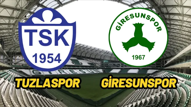 Tuzlaspor Giresunspormaçı nereden izlenir? Tuzlaspor Giresunspor Maçı Hangi Kanalda?
