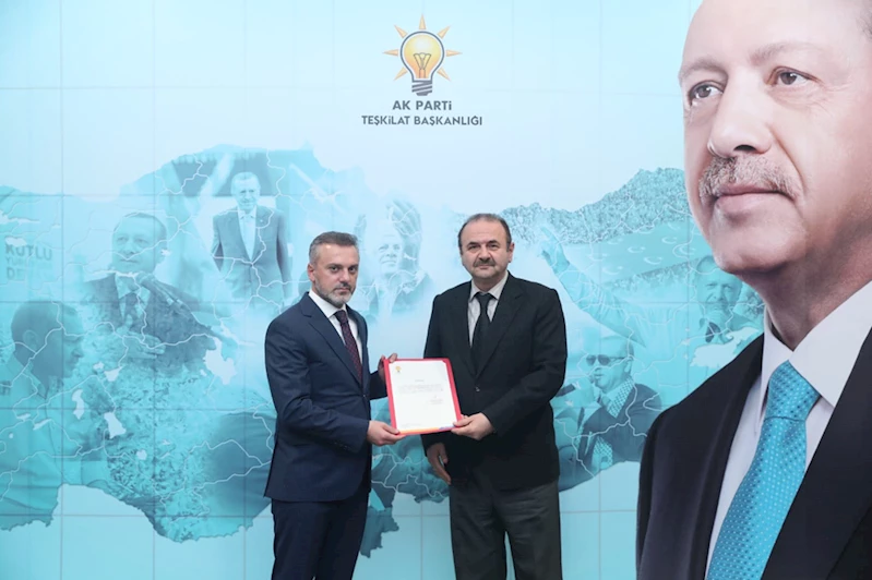 AK Parti Merzifon İlçe Başkanlığına Şahinoğlu atandı