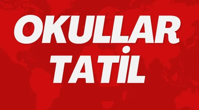 KÖTÜ HAVA ŞARTLARI OKULLARI TATİL ETTİ