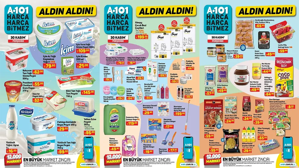 A101 30 Kasım 2023 Aktüel! A101 İndirimleri Yarın Başlayacak