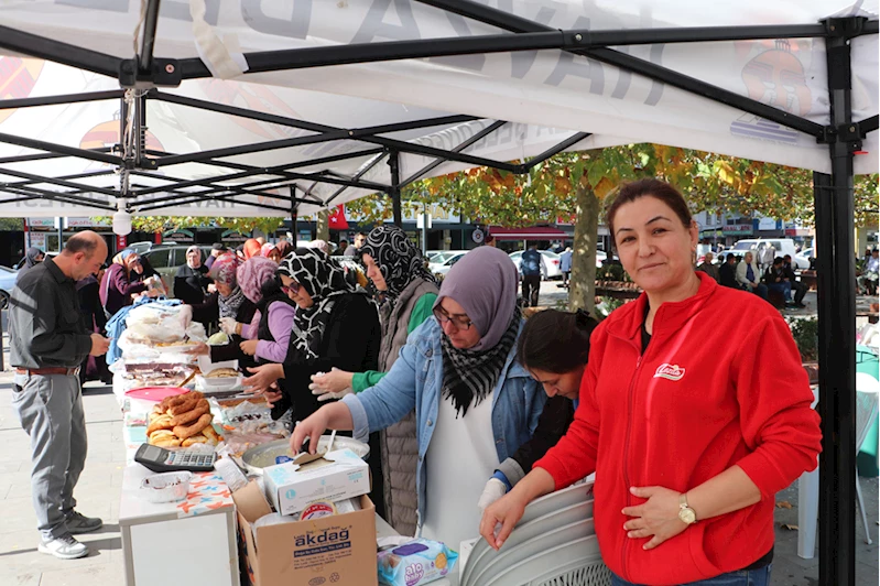 Havzalı kadınların Filistin yararına düzenlediği kermes sona erdi