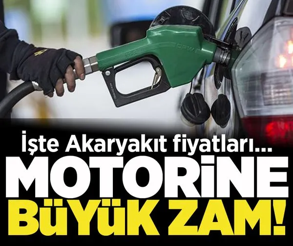 Motorine yine zam geliyor!