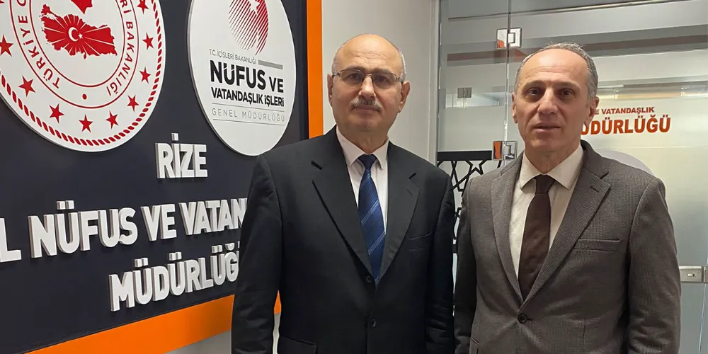 Rize Merkez İlçe Nüfus Müdürü Reşat Birinci emekli oldu