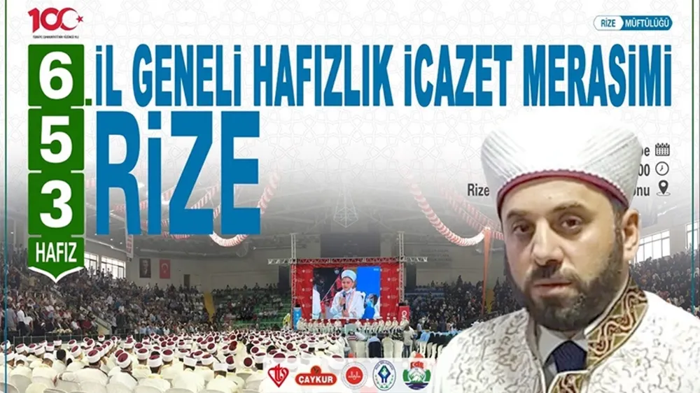 Rize’de bu yıl 653 hafız icazet alacak