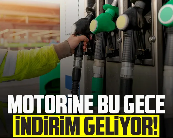 Müjde! Motorine bu gece indirim geliyor!