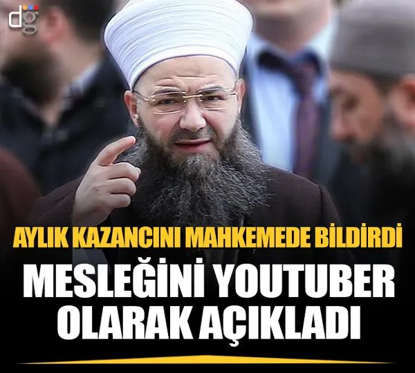 Cübbeli Ahmet mesleğini YouTuber olarak açıkladı: İşte aylık kazancı!