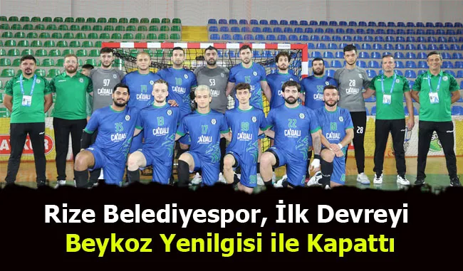 Rize Belediyespor, İlk Devreyi Beykoz Yenilgisi ile Kapattı