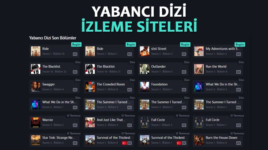 En İyi 5 Yabancı Dizi İzleme Siteleri