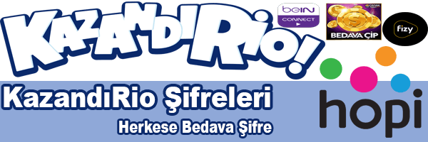 KazandıRio Şifreleri 2023 Temmuz Bedava Kodlar