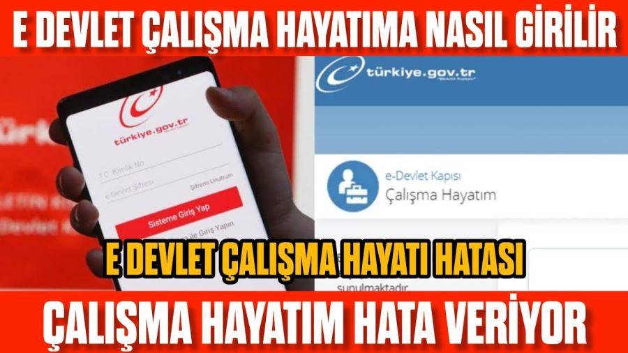 Çalışma Hayatım Açılmıyor: Bilgileri Gözükmüyor! Güncelleme Yapmama