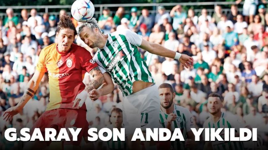 Galatasaray son anda yıkıldı