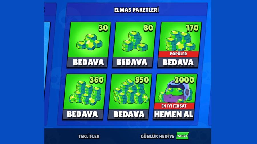Brawl Stars Elmas Hilesi 2023