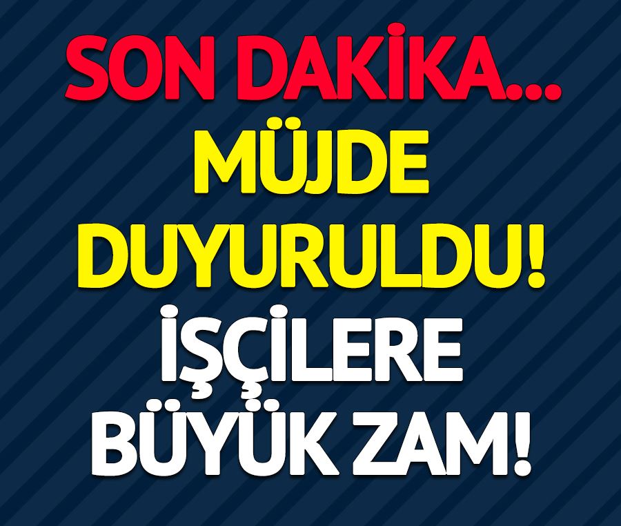 Belediyeden işçilere büyük zam! Müjdeyi belediye başkanı duyurdu