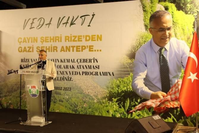 Vali Çeber Onuruna Rize
