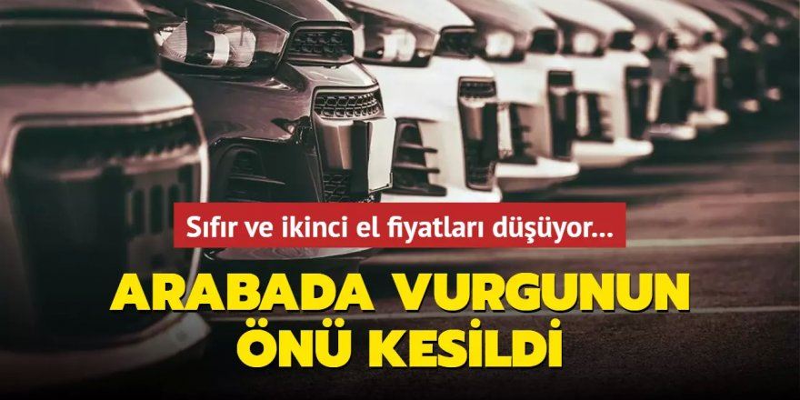 Arabalarda  Sıfır ve ikinci el fiyatları!
