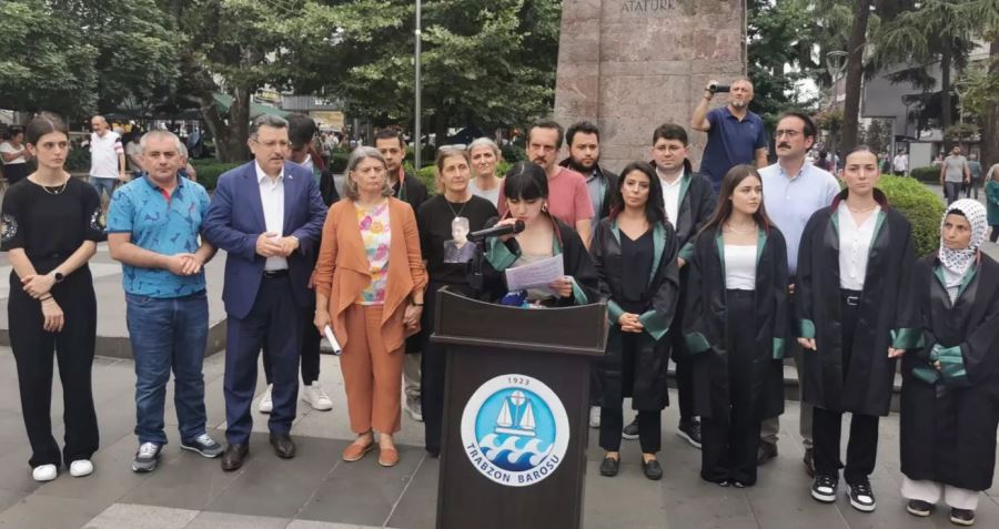 Trabzon Barosu basın açıklaması düzenledi