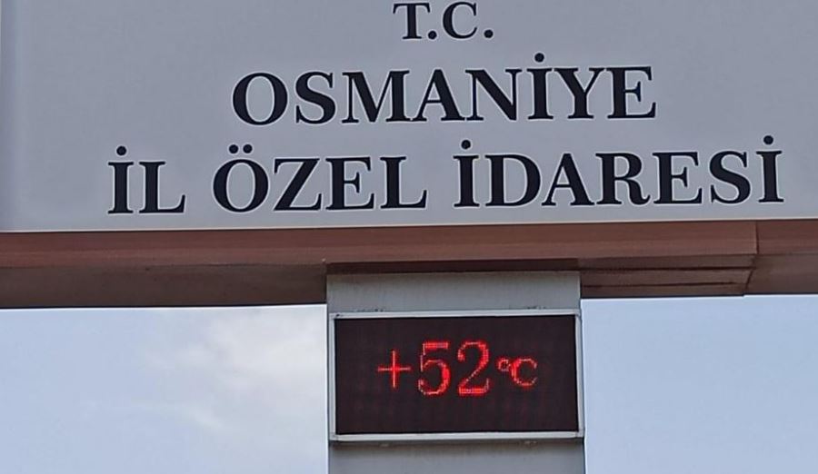 Sıcaklık 40 derecenin üzerinde  