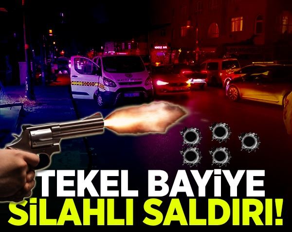 Tekel bayiye silahlı saldırı!
