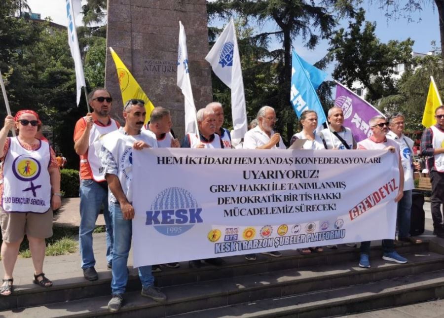 KEKS Trabzon Şubesi, toplu sözleşme teklifine tepki gösterdi