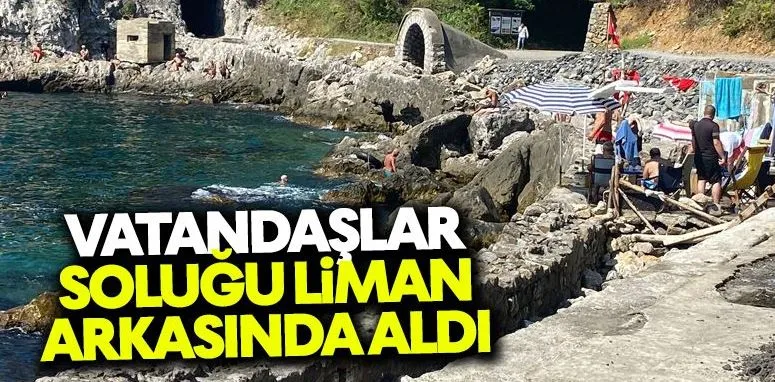 Vatandaşlar Soluğu Liman Arkasında Aldı!