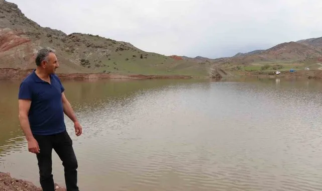 Erzurum Oltu İlçesinde Sulama Göleti Tamamlandı