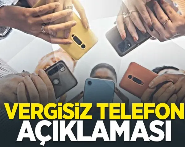 Vergisiz telefon ile ilgili flaş gelişme!