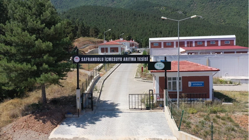 Safranbolu Belediyesi su arıtma tesisinde günde 24 bin metreküp su arıtılıyor