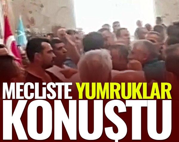 Mecliste yumruklar konuştu!
