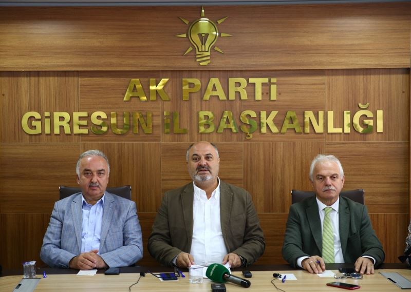 AK Parti Giresun İl Başkanı Yılmaz, gazetecilerle bir araya geldi