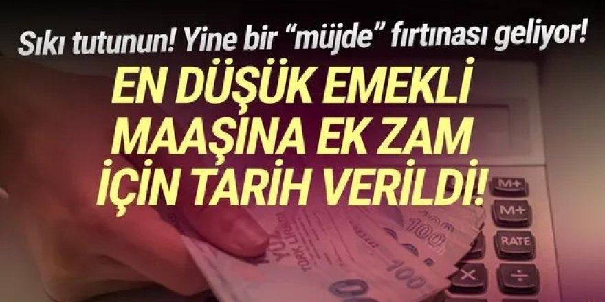 En düşük emekli maaşına zam için tarih belli oldu! 