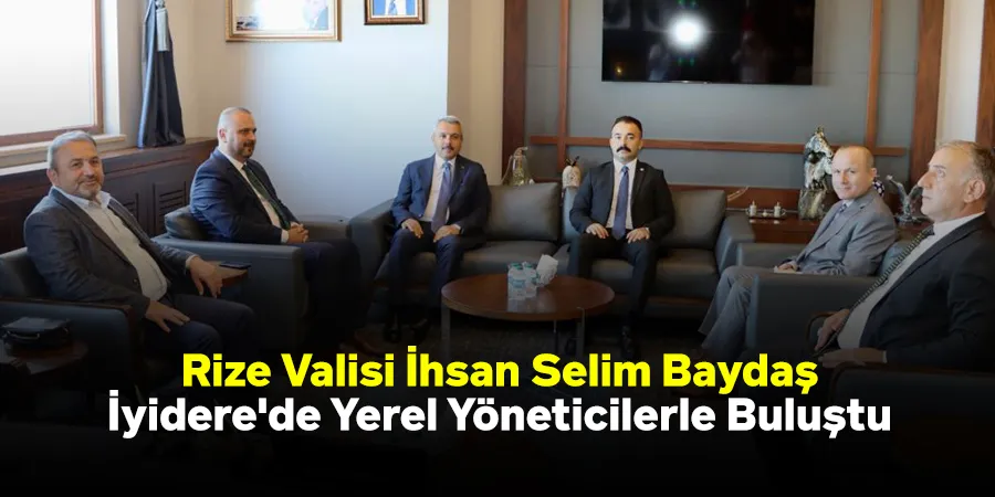 Rize Valisi İhsan Selim Baydaş, İyidere