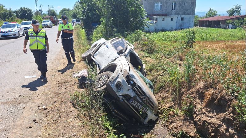 Samsun’da kamyonet devrildi 1 kişi öldü