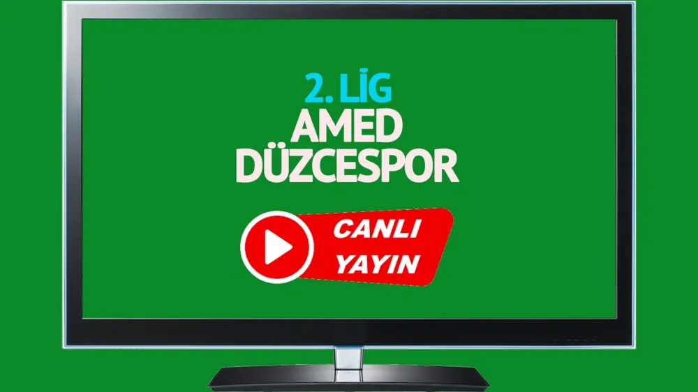 Amed Düzcespor maçı canlı yayınlanacak mı?