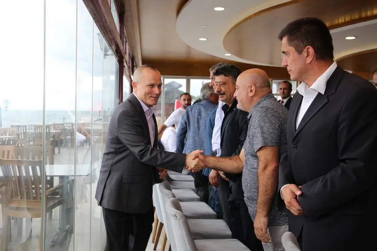 Rize İl Emniyet Müdürü Türesin, muhtarlarla buluştu