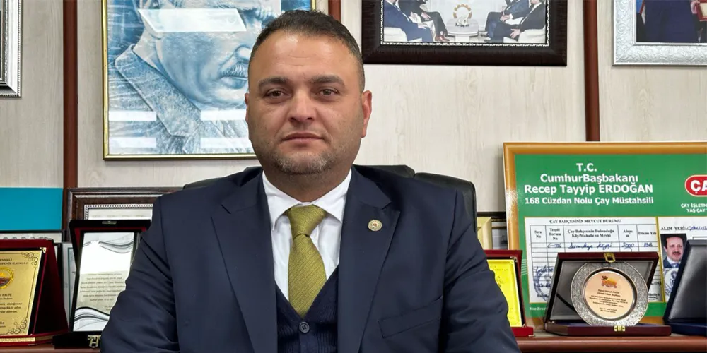 Rize Ziraat Odası Başkanı Arslan: Yaş çay taban fiyatı güncellenmeli