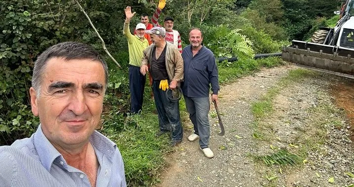 Pazarköy Muhtarı Harun Sait Er, Köyün Gelişimine Katkıda Bulunuyor