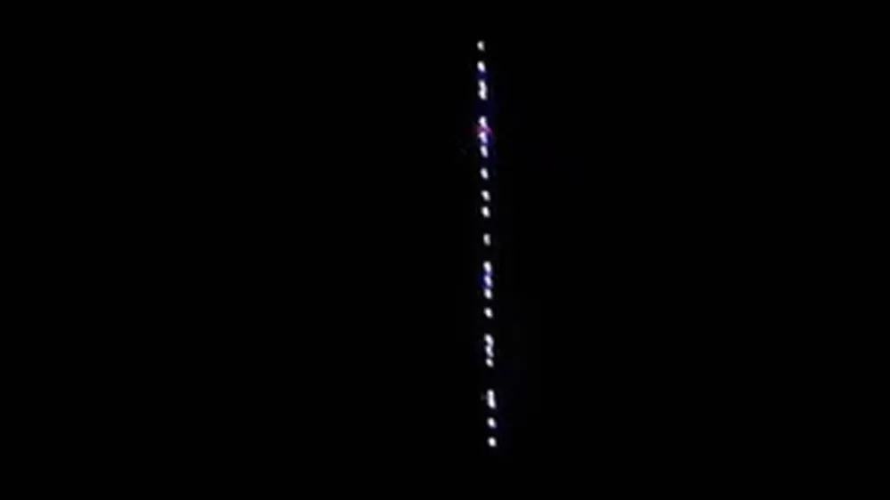 Rize Semalarında Starlink Uyduları Görüldü