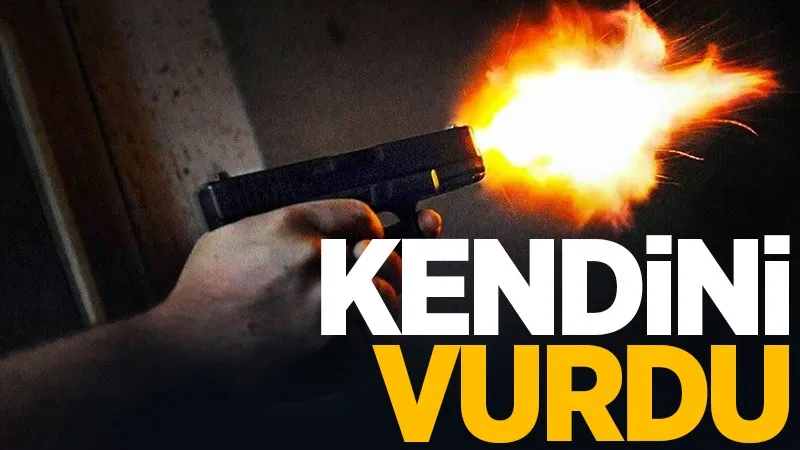 Silahla oynarken kendini vurdu!