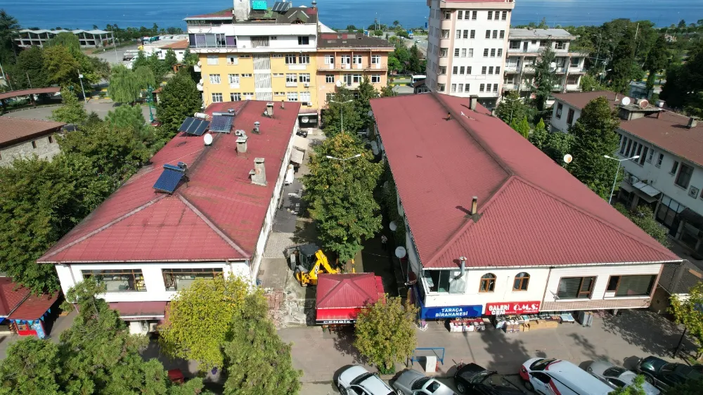 Arhavi Belediyesi, Belediye Bloklarında Çevre Düzenlemesine Başladı