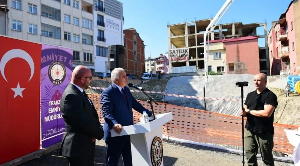 Ortahisar İlçe Emniyet Müdürlüğü Binası’nın Temeli Atıldı!