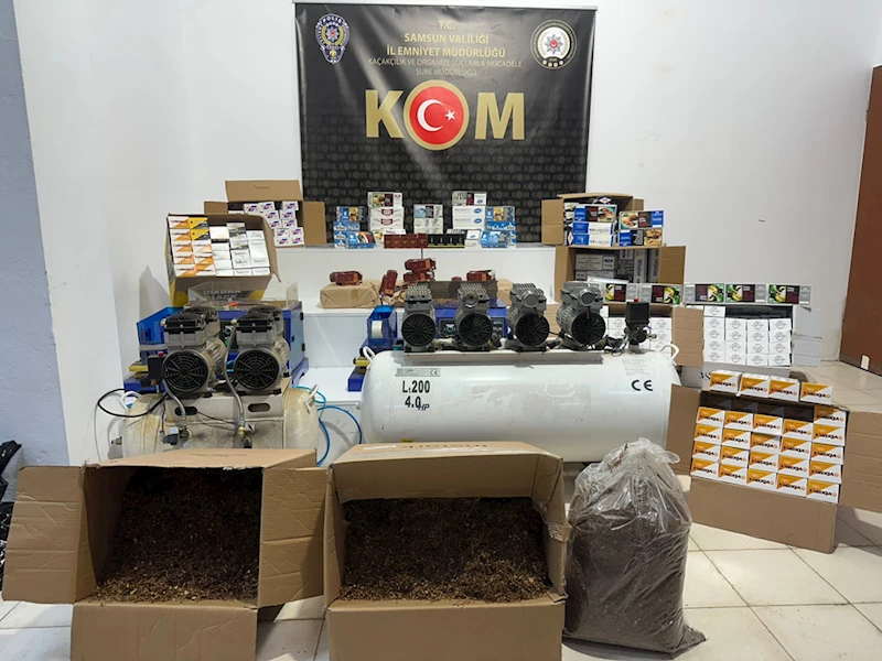 Samsun’da kaçakçılık operasyonunda 4 zanlı yakalandı